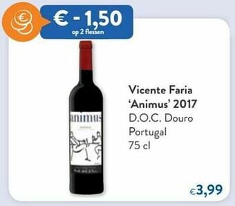 Vicente faria animus 2017 d.o.c. douro portugal