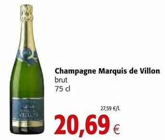 Colruyt Champagne marquis de villon brut aanbieding