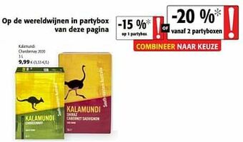 Colruyt Kalamundi chardonnay 2020 aanbieding