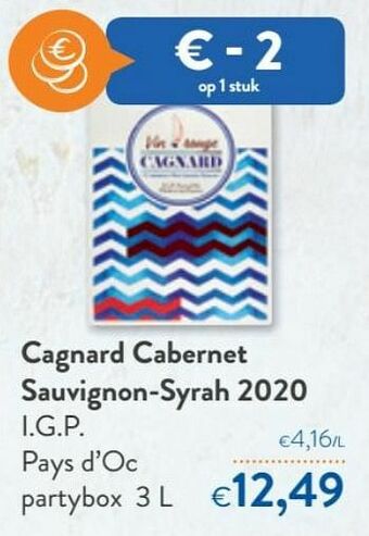 OKay Cagnard cabernet sauvignon-syrah 2020 i.g.p. pays d`oc aanbieding