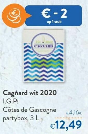 Caghard wit 2020 i.g.p côtes de gascogne