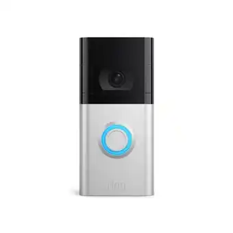 Bol.com Ring video deurbel 4 - draadloze deurbeldrukker - 4hd-videokwaliteit - zilver aanbieding