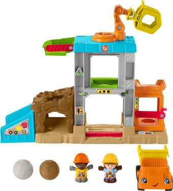 Bol.com Fisher-price little people leren laden bouwplaats - speelset aanbieding