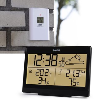 Bol.com Alecto ws-2300 - professioneel weerstation met draadloze buitensensor - 2-in-1 aanbieding