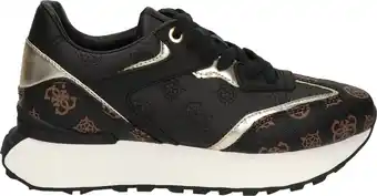 Bol.com Guess luchia lage sneakers - dames - zwart - maat 40 aanbieding