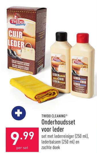ALDI Twido Cleaning Onderhoudsset voor Leder aanbieding