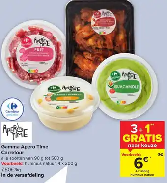 Carrefour Gamma Apero Time Carrefour 4 x 200g aanbieding