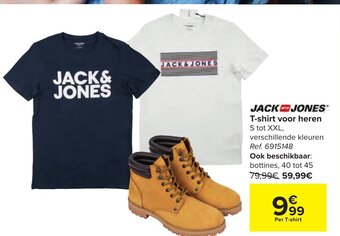 Carrefour Jack Jones T-Shirt voor Heren aanbieding