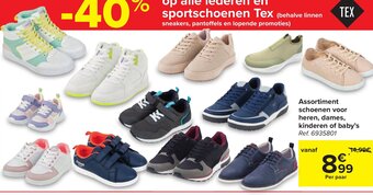 Carrefour Assortiment Schoenen voor Heren , Dames , Kinderen of Baby's aanbieding
