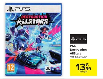 Carrefour PS5 Destruction AllStars aanbieding