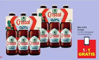 Carrefour Cristal Bier 0.0% aanbieding