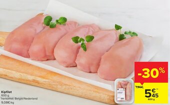Carrefour Kipfilet 600g aanbieding