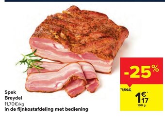 Carrefour Spek Breydel 100g aanbieding