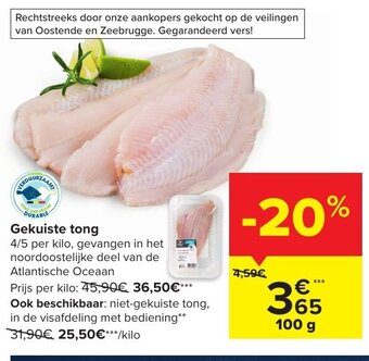Gekuiste tong 100g