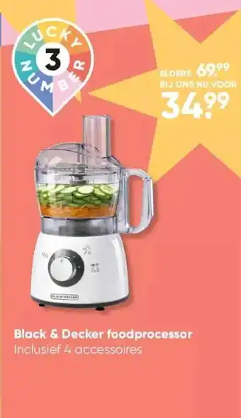 Black & decker foodprocessor