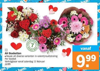 Albert Heijn Ah boeketten aanbieding