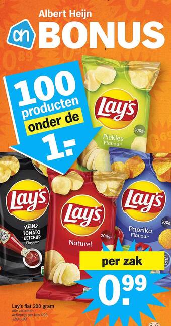 Albert Heijn Lay's flat aanbieding