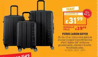 Trafic Pierre cardin koffer aanbieding