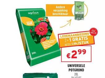 Trafic Universele potgrond aanbieding