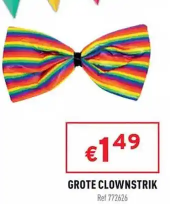 Trafic Grote clownstrik aanbieding
