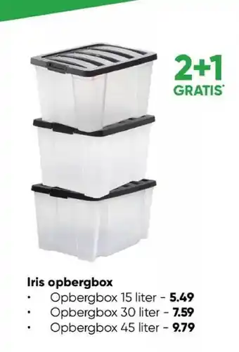 Big Bazar Iris opbergbox aanbieding