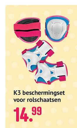 K3 Beschermingset Voor Rolschaatsen
