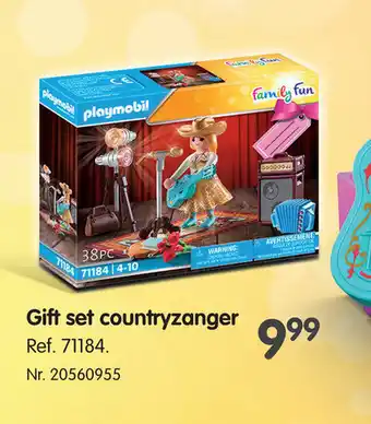 Fun Playmobil Gift set countryzanger Ref. 71184 aanbieding