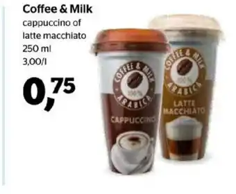 Coffee & Milk cappuccino of latte macchiato 250ml