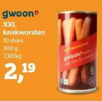 Gwoon XXL knakworsten