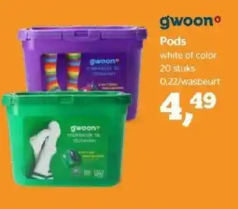 Spar Gwoon Pods aanbieding