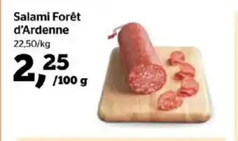Spar Salami Foret d'Ardenne aanbieding