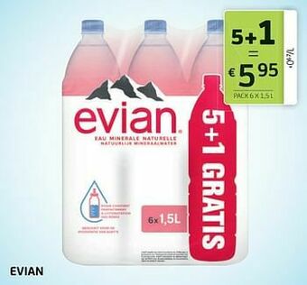 BelBev Evian aanbieding