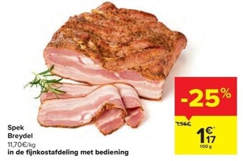 Carrefour Spek breydel aanbieding
