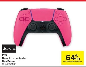 Carrefour Ps5 draadloze controller dualsense aanbieding
