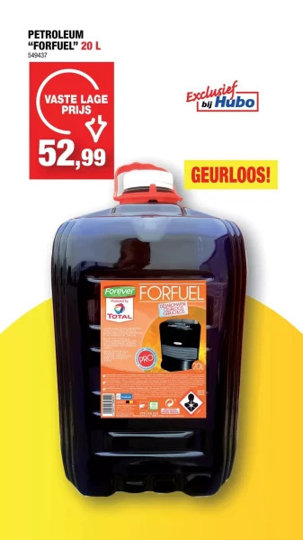 Hubo Petroleum forfuel 20 l aanbieding