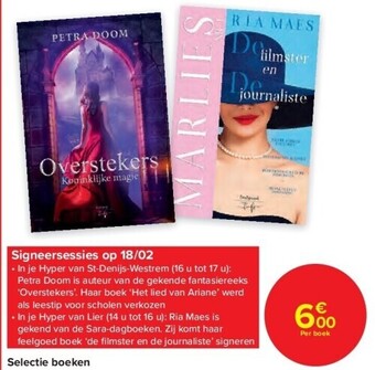 Carrefour Selectie boeken aanbieding