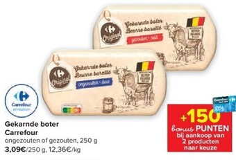 Carrefour Gekarnde boter aanbieding