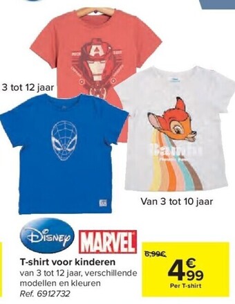 Carrefour T-shirt voor kinderen aanbieding