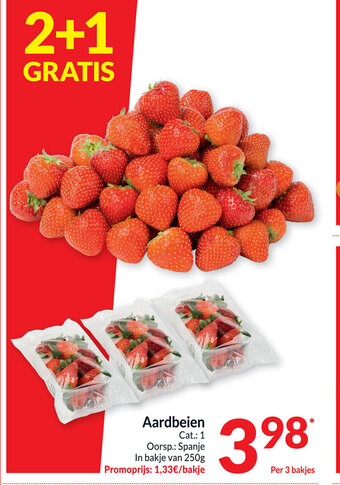 Intermarché Aardbeien aanbieding