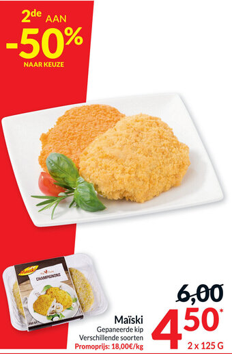 Intermarché Maiski 2 x 125g aanbieding