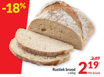 Intermarché Rustiek Brood aanbieding