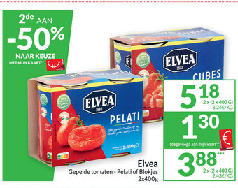 Intermarché Elvea Gepelde Tomaten Pelati of Blokjes aanbieding