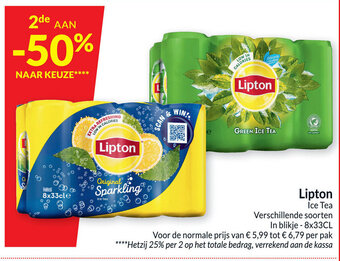 Intermarché Lipton Ice Tea aanbieding