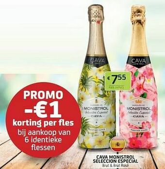 BelBev Cava monistrol seleccion especial brut + brut rosé aanbieding