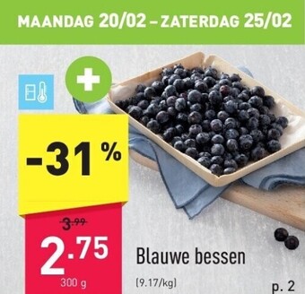 ALDI Blauwe bessen aanbieding