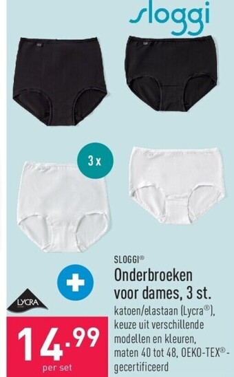 ALDI Onderbroeken voor dames, 3 st. aanbieding