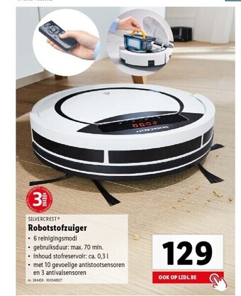 Lidl Robotstofzuiger aanbieding