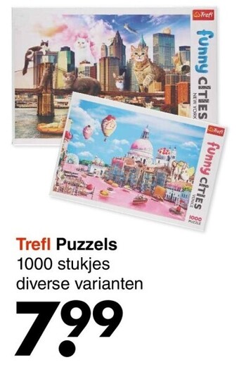 Wibra Trefl puzzels aanbieding
