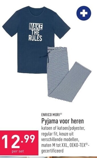 ALDI Pyjama voor heren aanbieding