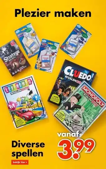 Diverse spellen